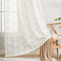 YJ YANJUN Vintage Lace Curtains 90 Inches Long by YJYANJUN
