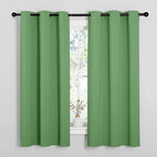 NICETOWN Froest Green Blackout Curtains 45 inches Length by NICETOWN