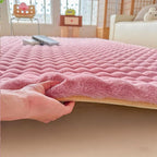 Pink Rabbit Plush Rug 5'x8', Fluffy Faux Fur Shaggy Area Rug - Image 6