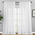 NICETOWN White Sheer 102 inch Curtains by NICETOWN