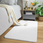 Amearea Modern Washable Runner Rugs, 2x4 Feet White Bedroom Runner Rug - Image 2