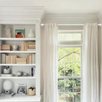 GXOACKJ Curtain Rods for windows 32-62 inch, 5/8 inch Decorative White Splicing - Image 4