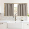 RYB HOME Cafe Blackout Curtains 24 inch Length, RV Curtains by RYBHOME