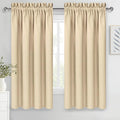 DWCN Blackout Curtains for Bedroom – Rod Pocket Thermal Insulated Noise by DWCN