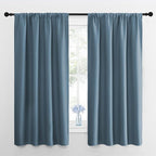 NICETOWN RV Blackout Curtains for Camper Windows, Smoky Blue, Short Blackout by NICETOWN