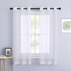 NICETOWN Sheer Curtains 63 inch Length by NICETOWN