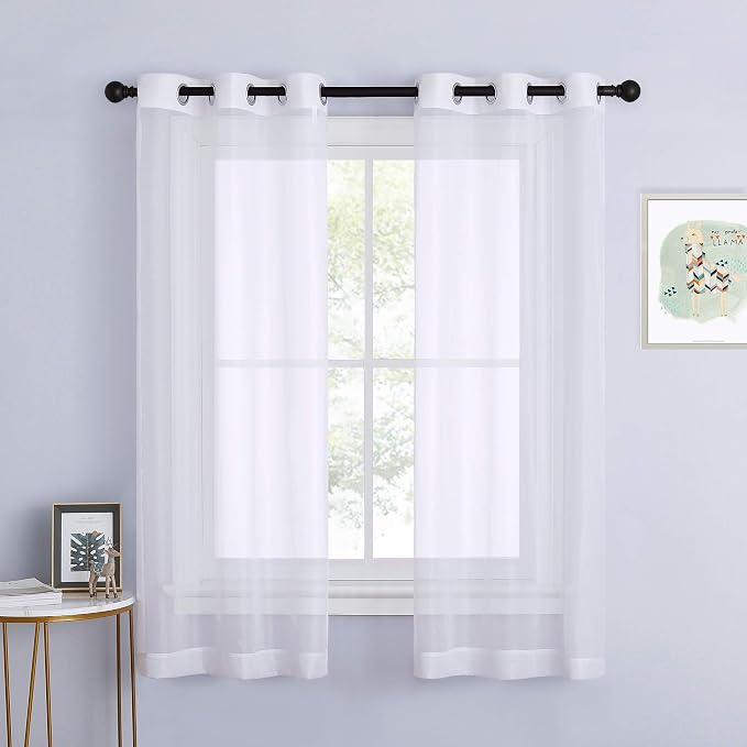 NICETOWN Sheer Curtains 63 inch Length by NICETOWN