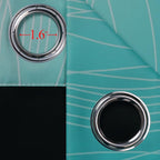 Estelar Textiler Navy Blue and Teal Ombre Blackout Curtains 90 Inches Long 2 - Image 7