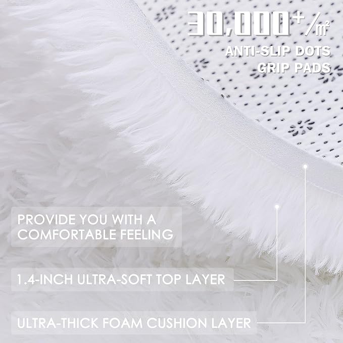 OLANLY 7x8 Machine Washable Large Area Rugs - Image 8