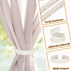 Ptwola 1 Pack Braided Curtain Tiebacks Boho Elegant Rustic Curtain Holdbacks - Image 3