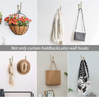 Premium Curtain Holdback, Quality Metal Decorative Curtain Holdbacks - Image 4