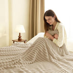 HIMEET Linen Ribbed Throw Blanket - Image 6