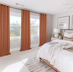 100% Blackout Shield Linen Blackout Curtains - Image 5