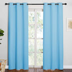 NICETOWN Triple Weave Thermal Insulated Ring Top Blackout Window Curtains by NICETOWN