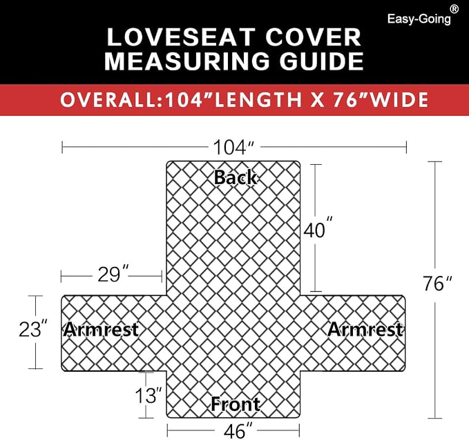 Easy-Going Reversible Loveseat Couch Cover - Image 6
