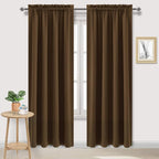 DWCN Blackout Curtains for Bedroom – Rod Pocket Thermal Insulated Noise by DWCN