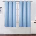 LEMOMO Sky Blue Thermal Blackout Curtains/38 x 63 Inch/Set of 2 Panels Room by Lemomo