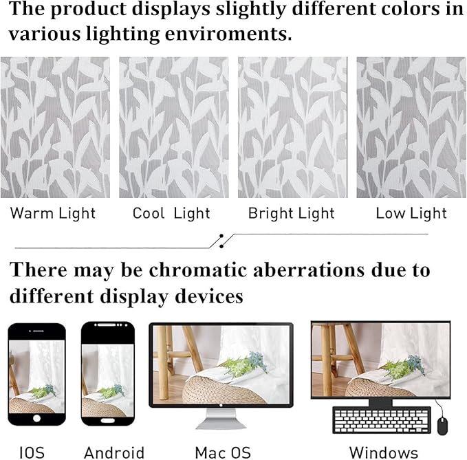 Lecloud Leia White Sheer Valances - Image 7
