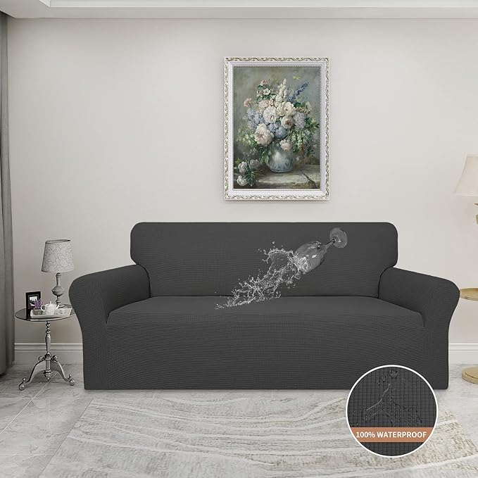 Easy-Going 100% Waterproof Couch Cover, Dual Waterproof Sofa Cover, Stretch - Image 2