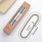 NICEEC 2 Pack Magnetic Curtain Tiebacks Modern Simple Style Drape Tie Backs - Image 5