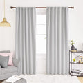Deconovo Blackout Curtains, Thermal Insulated, W52 x L95 2 Panels, Back Tab by Deconovo