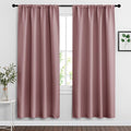 RYB HOME Blackout Curtains for Bedroom Living Room 72 inches Long, Thermal by RYBHOME