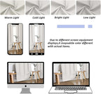 Simplebrand Ava Natural Extra Long 10ft Curtains - Image 9