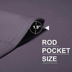 RYB HOME 54 inch Blackout Curtains - Image 6