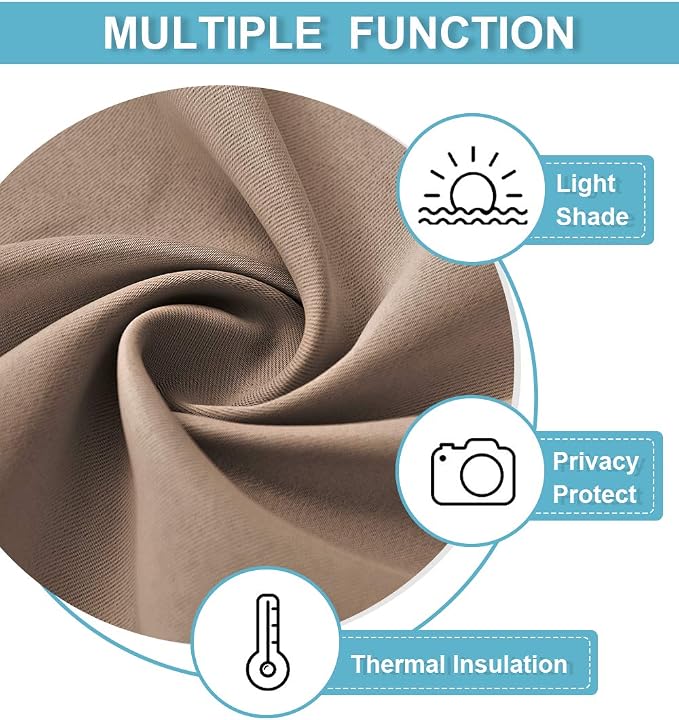 RYB HOME Large Blackout Curtains - Image 6