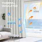 Joydeco Linen Blackout Curtains - Image 4