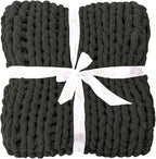 Bigacogo Chunky Knit Throw Blanket - Image 7