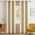 MIULEE 84" Long Room Darkening Curtains Thermal Insulated Drapes Solid Window by MIULEE