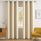 MIULEE 84" Long Room Darkening Curtains Thermal Insulated Drapes Solid Window by MIULEE