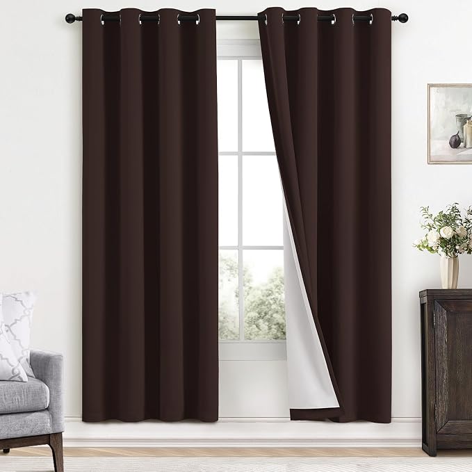 Yakamok Room Darkening 100% Blackout Curtains Grommet Window Treatments by Yakamok