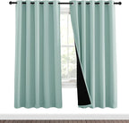 NICETOWN 100% Blackout Window Curtain Panels, Full Light Blocking Drapes - Image 2