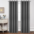 Joydeco Blackout Curtains 90 Inch Length 2 Panels Set, Thermal Insulated Long by JOYDECO