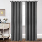 Joydeco Blackout Curtains 90 Inch Length 2 Panels Set, Thermal Insulated Long by JOYDECO