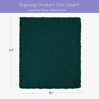 Bigacogo Chunky Knit Throw Blanket - Image 2