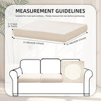 8Pcs Stretch Patio Cushion Covers, Outdoor Couch Covers Replacement, Outdoor - Image 2