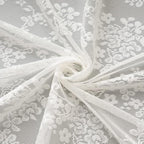 YJ YANJUN Vintage Lace Curtains 63 Inches Length- Elegant Victorian Floral - Image 7
