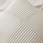 MIULEE Beige Decorative Throw Pillow Covers 22x22 Inch - Image 2