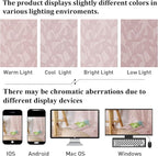Lecloud Leia Blush Pink Sheer Curtains 45 Inch Length 2 Pcs, Rod Pockets - Image 7