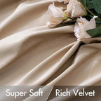 MIULEE Velvet Curtains 2 Panels Luxury Blackout Curtains - Image 4