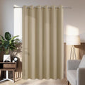 Joydeco Blackout Patio Sliding Door Curtains 90 Inches Long, Grommet Privacy by JOYDECO