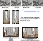 Simplebrand Ava Silver Grey Short 24 Inches Blackout Curtain 2 Panels Set - Image 8