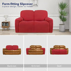 PureFit Super Stretch Loveseat Recliner Sofa Couch Cover - Image 4