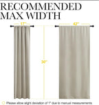 NICETOWN 2 Panels Blackout Curtains, Rod Pocket Thermal Insulated Drapes - Image 3