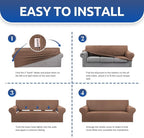 KEKUOU Stretch Loveseat Sofa Cover Slipcover, Couch Covers - Image 7