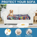 Smiry Printed Couch Cushion Covers, Stretch Soft Couch Covers - Image 7