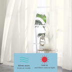 OWENIE Extra Long Sheer Curtains 120 Inches Long, Sheer Curtain, Voile Rod - Image 3